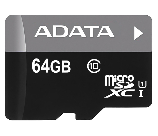 Adata MicroSDXC 64GB AUSDX64GUICL10-RA1 - 249321 - zdjęcie